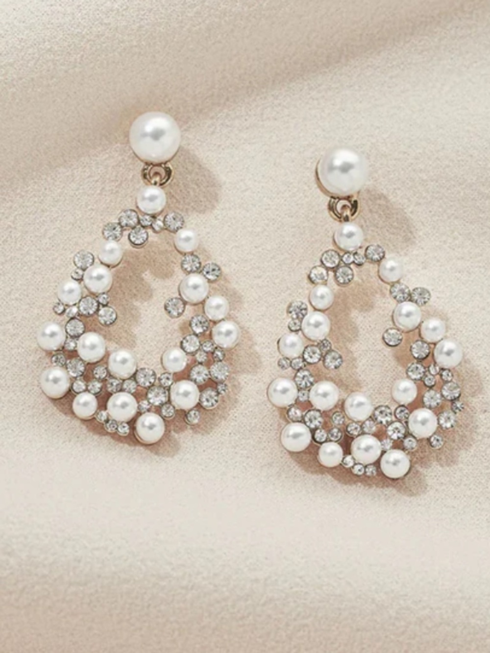 Olive and Piper Gold Mini 'Avery' Pearl Earrings